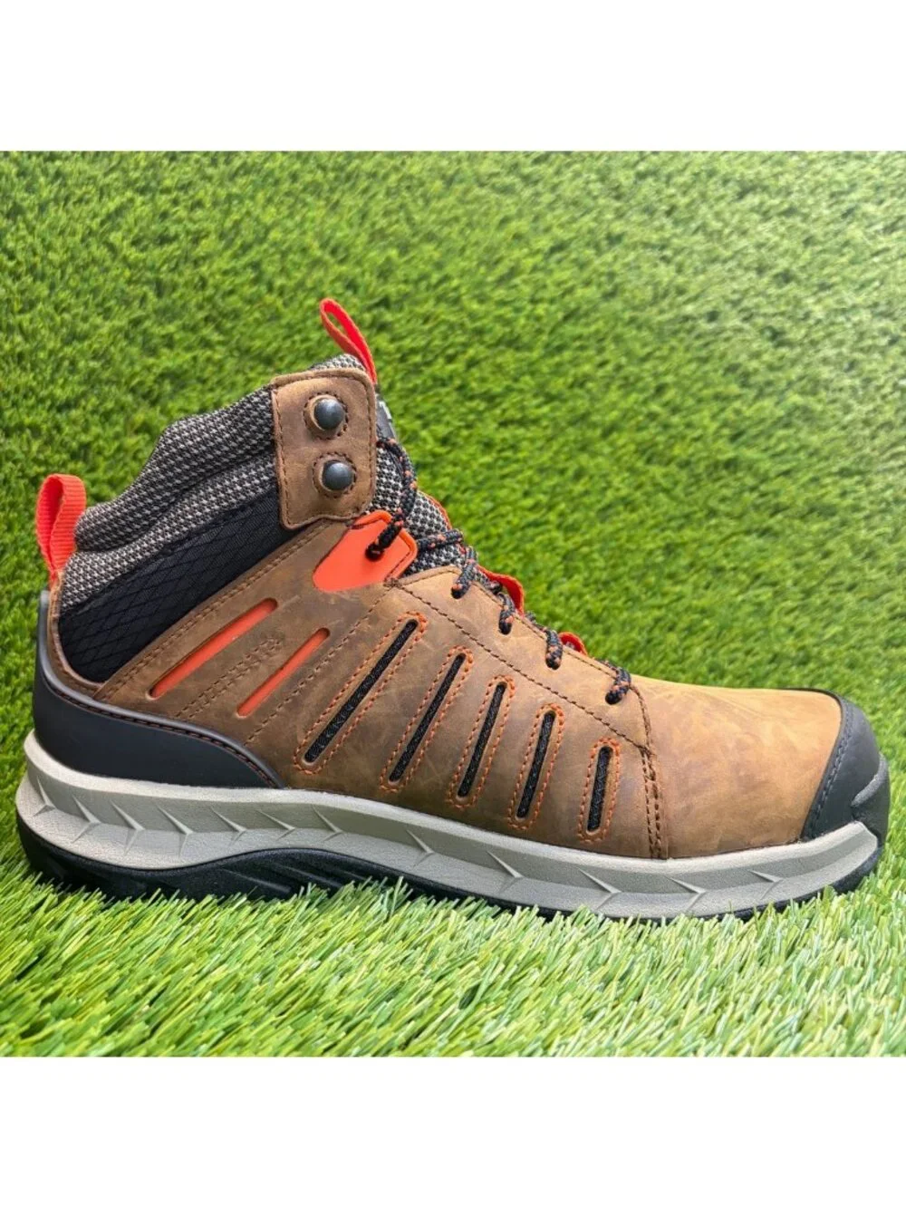 Timberland Pro Trailwind Mens Size 9.5 Brown Waterproof Composite Toe Work Boots